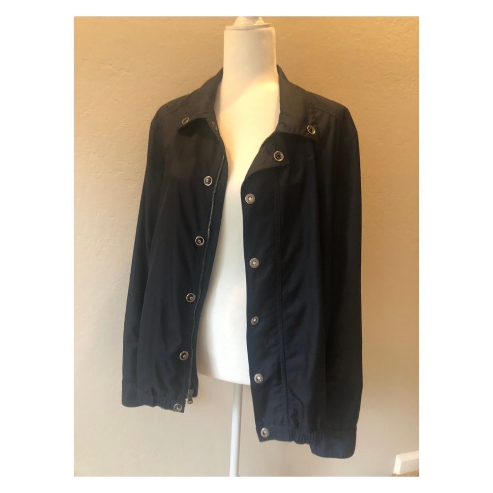Theory windbreaker bomber jacket(Navy)